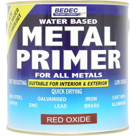 Bedec All Metals Primer - Red Oxide Paint - 250ml