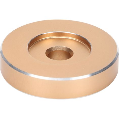 Adaptateur Platine Vinyle - Alu 38 mm - Pour Disques 45 Trous Grands - Compatible Majorité Plateaux Tourne-Disques - 1 Pièce (1/5)