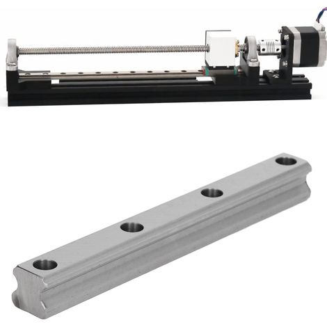 Rail de guidage HGH25 - Rail de guidage linéaire de 200 mm, module de composant de mouvement linéaire (1/5)