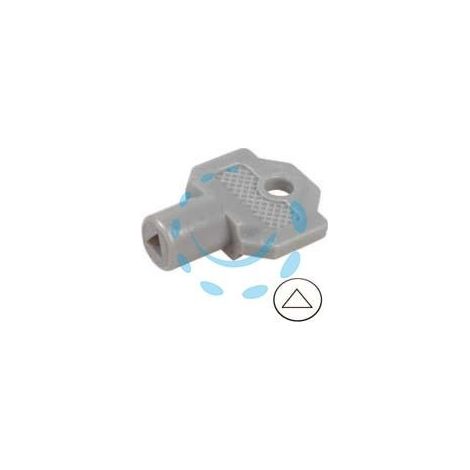 CHIAVE PLASTICA PER CILINDRO CON TRIANGOLO PER QUADRI ELETTRICI 154A