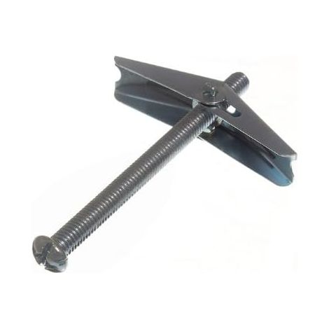 Lot de 50 chevilles à ressort pour plaque de plâtre + vis M6 x 75 mm (1/2)