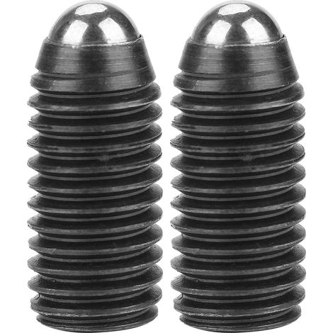 Jeu de 10 plongeurs à ressort à bille en acier au carbone à filetage hexagonal M12 (M1225)