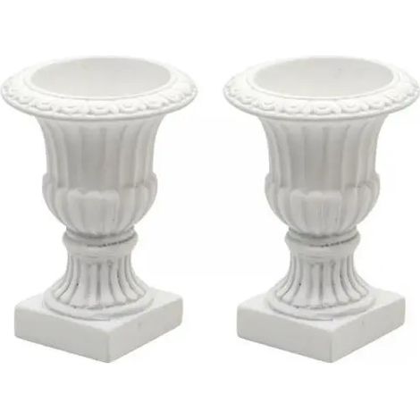 x 2 pots de fleurs miniatures 1:12 pour jardinières (1/5)