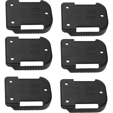 6 Pièces Support de Montage avec Connecteur pour Batterie BOSCH 18V - Support de Charge et Station d'Accueil (1/5)