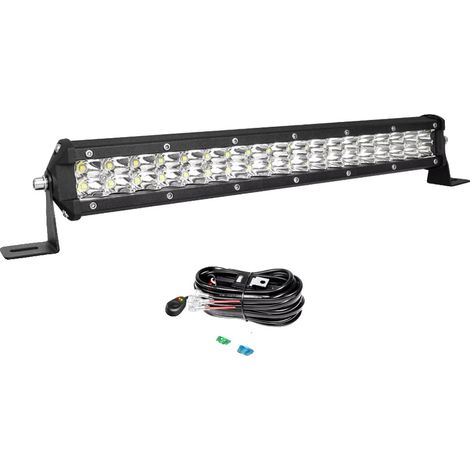 Barra de luz LED, 108 W de potencia, diseño impermeable, 108 W con kit de cableado. (1/2)
