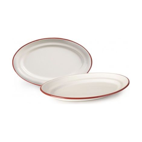 ibili Serie Bordeaux fuente ovalada Bordeaux 25 cm