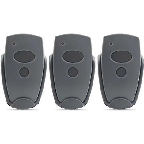 Lot de 3 télécommandes Marantec pour porte de garage, 868,3 MHz, compatibles avec les modèles D302-868, D304-868, D384-868, D321-868 et D323-868 (émetteur portatif). (1/5)