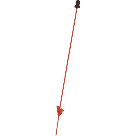 Ring Top Electric Fence Post X25 (102CM Insulator Spring Steel Red Spare)