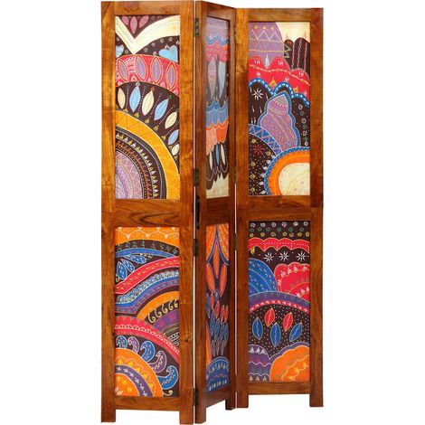 Paravent Marron miel 105 x 1,5 x 160 cm Bois d'Acacia Massif