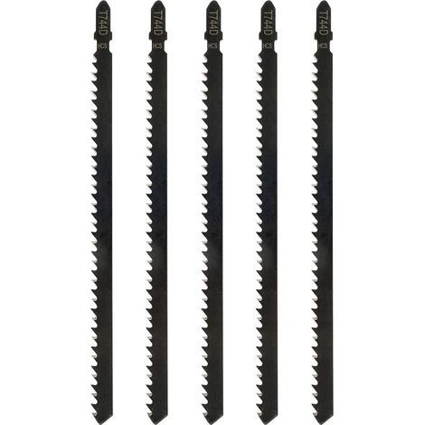5pcs Lames de Scie Sauteuse T744D Professionnelles de 180 mm pour Scier le Bois et le Métal Accessoire de Scie Sauteuse Compatible avec Bosch, Metabo etc (1/4)