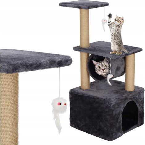 GRATTUGIA CASA per GATTO LETTINO PALO giocattolo SISAL TORRE 5 livelli (1/5)
