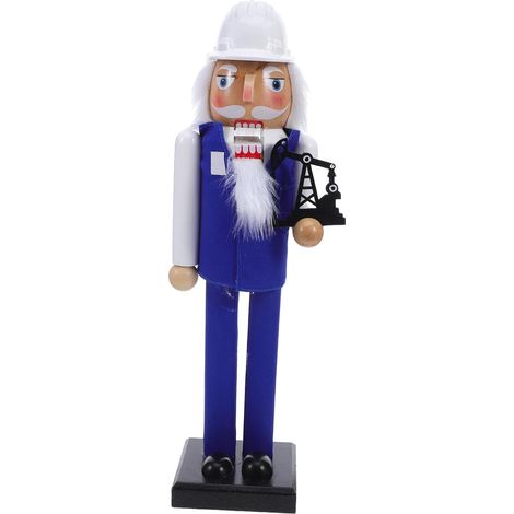 Figurine de Casse-Noisette Bois Peinte Main Soldat de Noël Traditionnel pour Centre de Table de Fête Décoration Casse-Noisette Jouet (1/5)