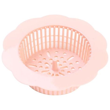 Crépine d'évier en plastique en forme de fleur pour la cuisine et la salle de bain (couleur aléatoire)