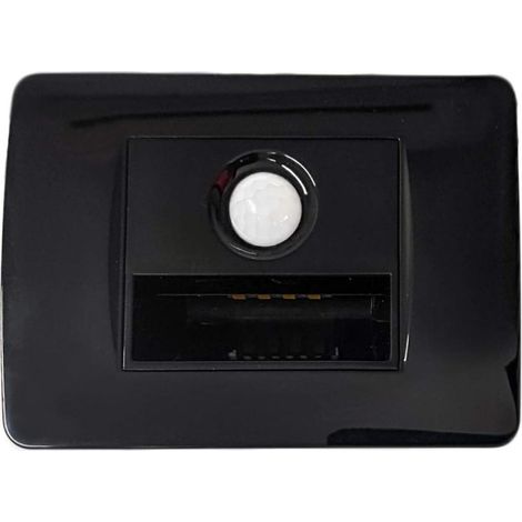 TrAdE Shop Traesio - Segnapasso A Led Con Sensore Di Movimento A 220v Da 1,6w Per Scatola 503 Placca - (1/3)