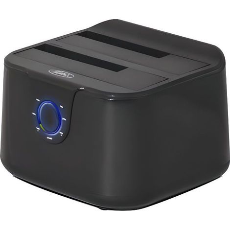 Station d'Accueil Dual Dock 3,5'/2,5' USB 3.0 (1/4)