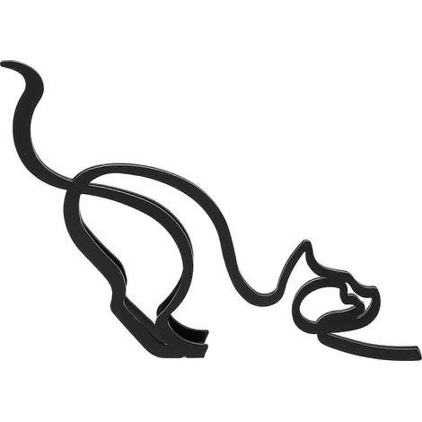 Étagère minimaliste en fer forgé représentant un animal, accessoire de photographie artistique pour animaux de compagnie (1/5)