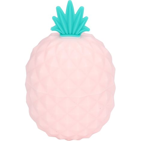 Rouleau de massage facial en silicone rose, style ananas, pour glaçons et soins de la peau. (1/5)