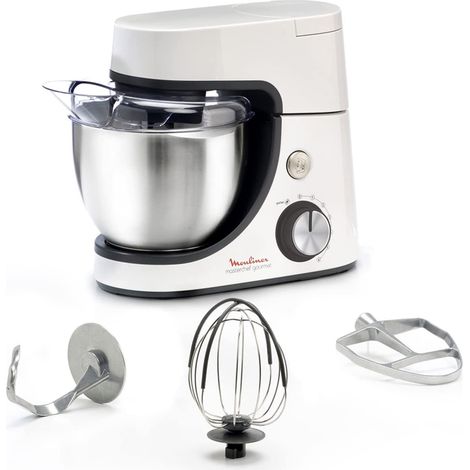 Robot pâtissier MasterChef Gourmet 8 vitesses 4,6L - MOULINEX QA510110 (1/5)