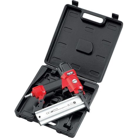 CLARKE AIR NAILER TACKER PROFESSIONAL UPHOLSTERY TACKER TOOL IN CASE CNG1-C