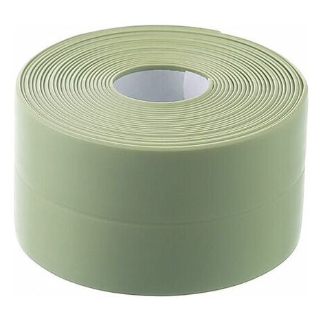 SHINING HOUSE Cinta de sellado autoadhesiva para cocina, baño, pared, suelo, impermeable, verde (1/5)