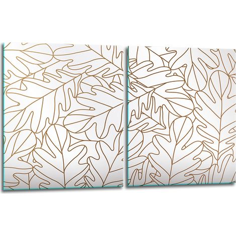 TAGLIERE IN VETRO, PIASTRA 2x40x52 CON MOTIVI (1/5)