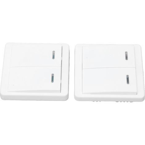 Interrupteur de commande à distance sans fil BERM, contrôleur intelligent sans fil, 2 panneaux de commande, 170-240 V, BEM RS2K WR 2, ouvert (1/5)