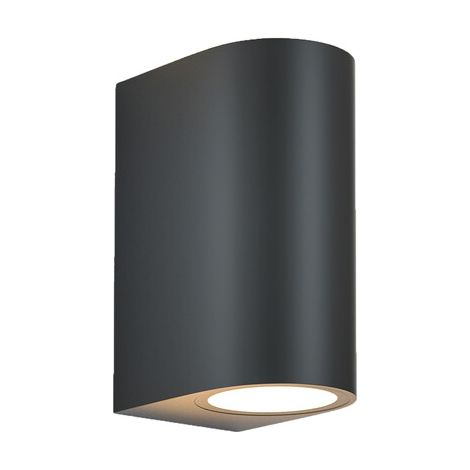 APPLIQUE DRAPION 15X7X9,5CM NERO GU10 2X5W