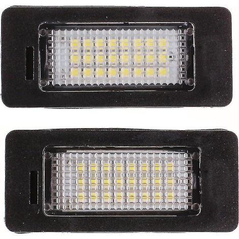 CREA 2 pièces/ensemble coffre de voiture plaque d'immatriculation Led lumières 24 Led lampe pour Bmw E39 E60 E90 X (1/5)
