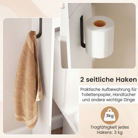 Farmhouse Over-The-Toilet Storage Cabinet, White, 170 cm (1/5)