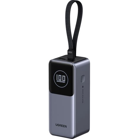 Powerbank Ugreen PB723 da 20000 mAh, con 2 porte USB-C, potenza di 130 W (grigio) (1/3)