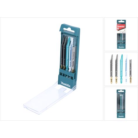 Packung mit 5 Multi-Material-Sägeblättern für Makita S-Express Stichsäge - B-48527