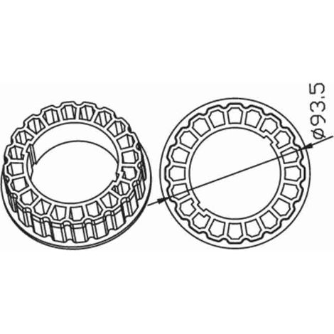 Rund 98 x 1,5 mm CAME 001YK6109