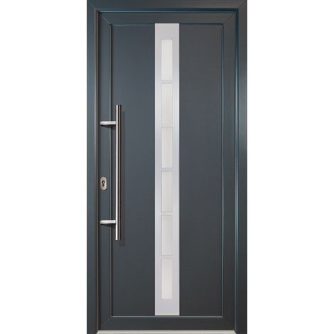 Signum ExklusivPVC Model 38, innen: titan, außen: titan, Breite: 108cm, Höhe: 208cm, Öffnungsrichtung: DIN links