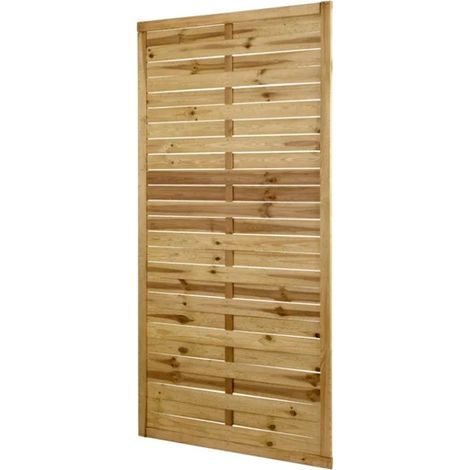 Suinga – Panneau décoratif en bois traité 90 x 180 cm – Treillis pour plantes grimpantes – Délimite espaces extérieurs – Fabriqué en Espagne