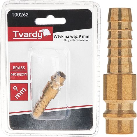 Bouchon en laiton pour tuyau mâle de 9 mm (1/10/100) (1/3)