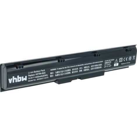 vhbw Akku kompatibel mit HP ProBook 4730s, 4740s Notebook (4400 mAh, 14,4 V, Li-Ion) (1/5)