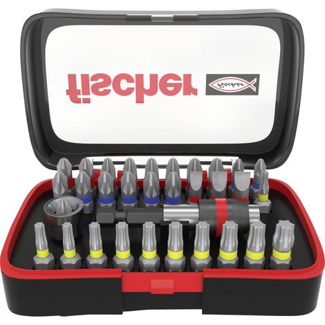 Fischer FPB Bit Set Profi W 32 559121 Jeu d'embouts 32 pièces W457152