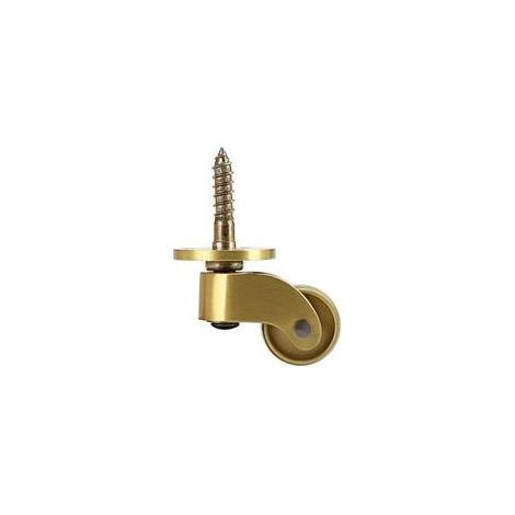 4pcs roulettes universelles laiton roues lourdes 360 degrés rotation mobilier roues (1/4)
