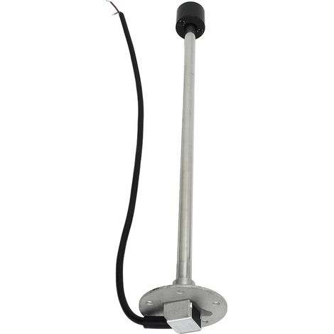 Sonde de niveau de carburant/eau pour réservoir, 0 à 190 ohms, 40,6 cm (16 pouces), IP67, en acier inoxydable, norme européenne. Convient aux navires, yachts et camping-cars. (1/5)