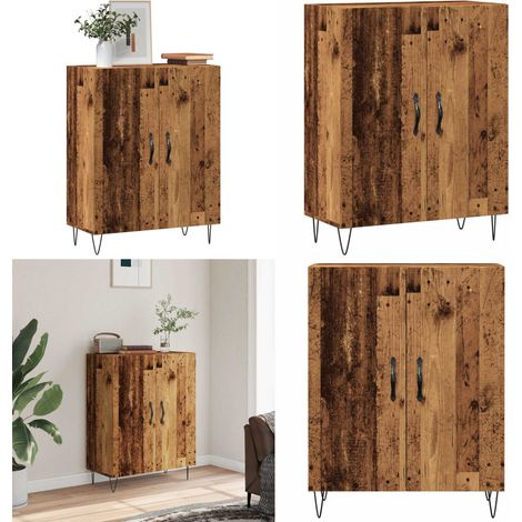 vidaXL Sideboard Altholz-Optik 69,5x34x90 cm Holzwerkstoff (1/5)