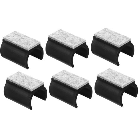 Lot de 6 patins en feutre pour pieds de chaise, support antidérapant (1/5)