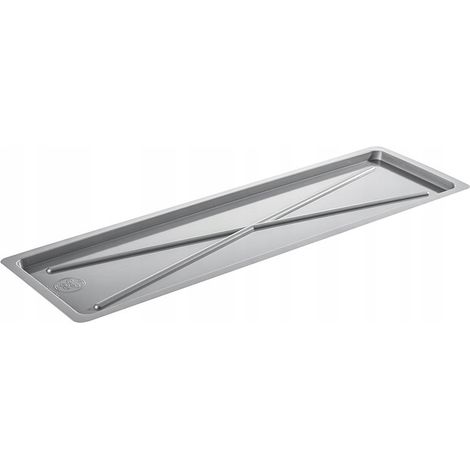 Bandeja escurridora para muebles, plástico, color plata, 22,5 x 75 cm, 1 unidad. (1/3)