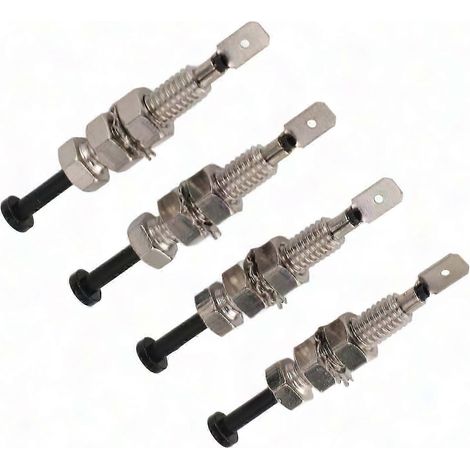 Interrupteur de porte réglable 12V universel pour capot auto, capteur d'alarme de sécurité à vis, éclairage plafonnier, coffre et châssis (1/5)