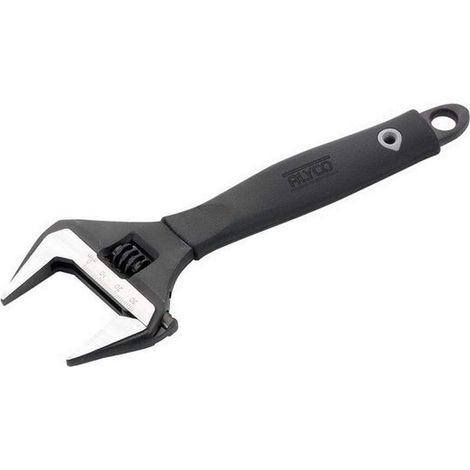 ALYCO 172280 - Llave ajustable moleta central mango antideslizante 150 mm de apertura extra 34 mm