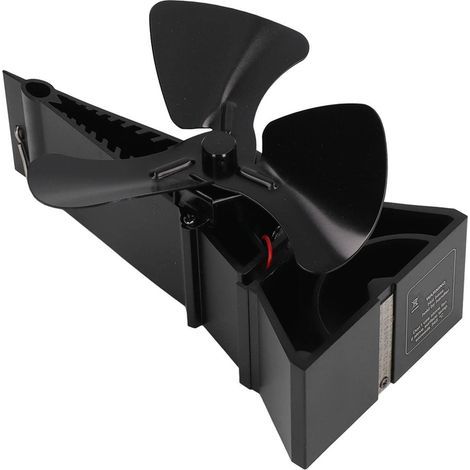 Ventilateur Thermoélectrique, Vitesse de Rotation Réglable Alimentée par la Chaleur du Ventilateur de Poêle à Bois écologique 3 Lames pour la Maison (1/5)