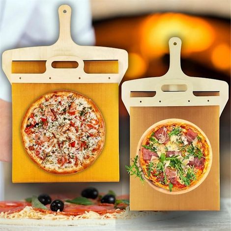Pelle à pizza coulissante antiadhésif usage quotidien (1/4)