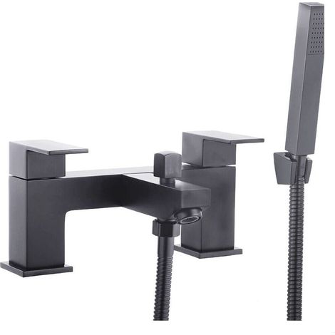 Kawa BLK Bath Shower Mixer cw Shower Kit