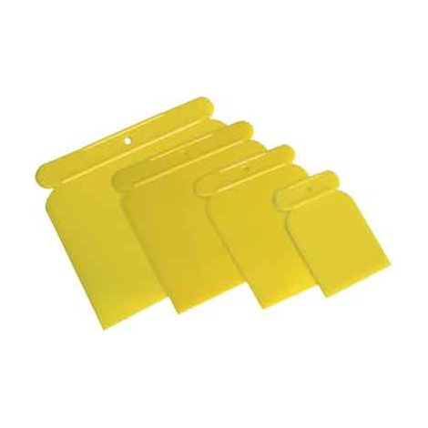 SET SPATOLE IN PLASTICA conf. 4 pezzi