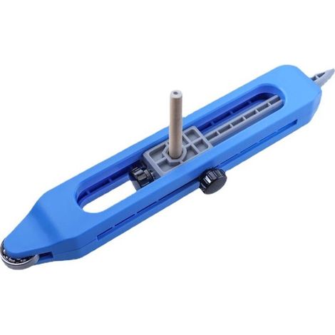 SABIR Jauge de Contour avec Serrure,Règle de Traçage de Profil avec Crayon, Jauge de Duplicateur de Contour Irrégulier, Outil de Profil Règle de Mesure du Travail du Bois (Bleu) (1/5)
