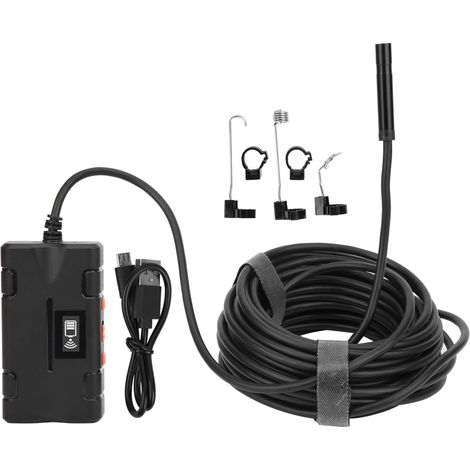 Endoscope WiFi portable 2.0MP 1080P F270 avec objectif 8MM et 8LED, outil d'inspection industrielle, longueur 10M (1/5)